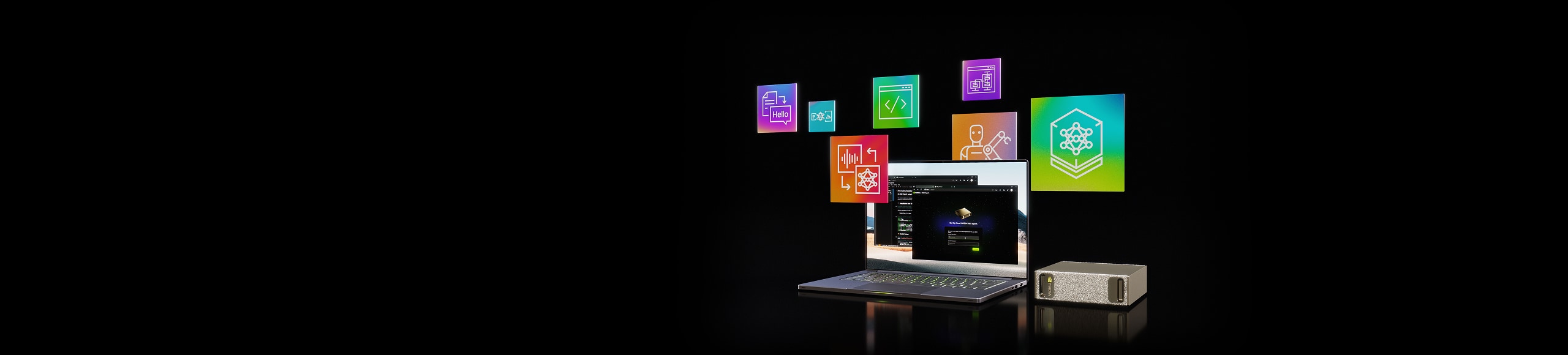 NVIDIA DGX Spark compact desktop AI system
